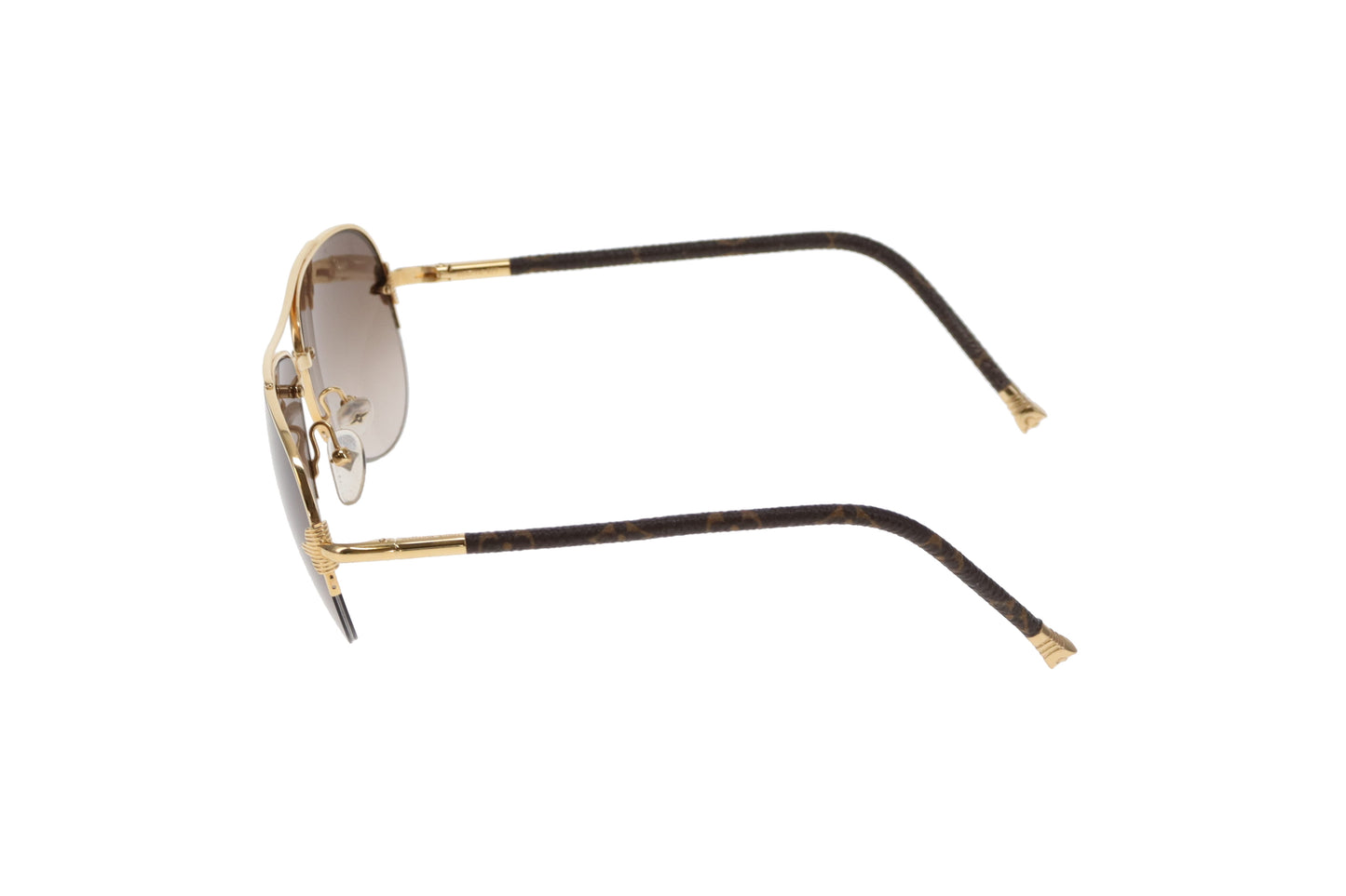 Louis Vuitton Petite Viola Pilote Aviator Sunglasses Z0571U