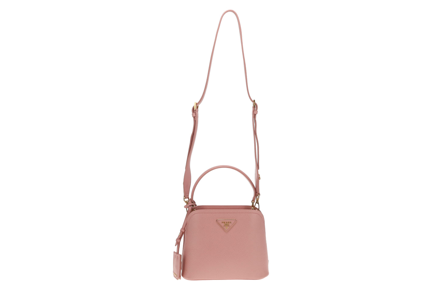 Prada Pesco Saffiano Cuir 2 Way Small Tote