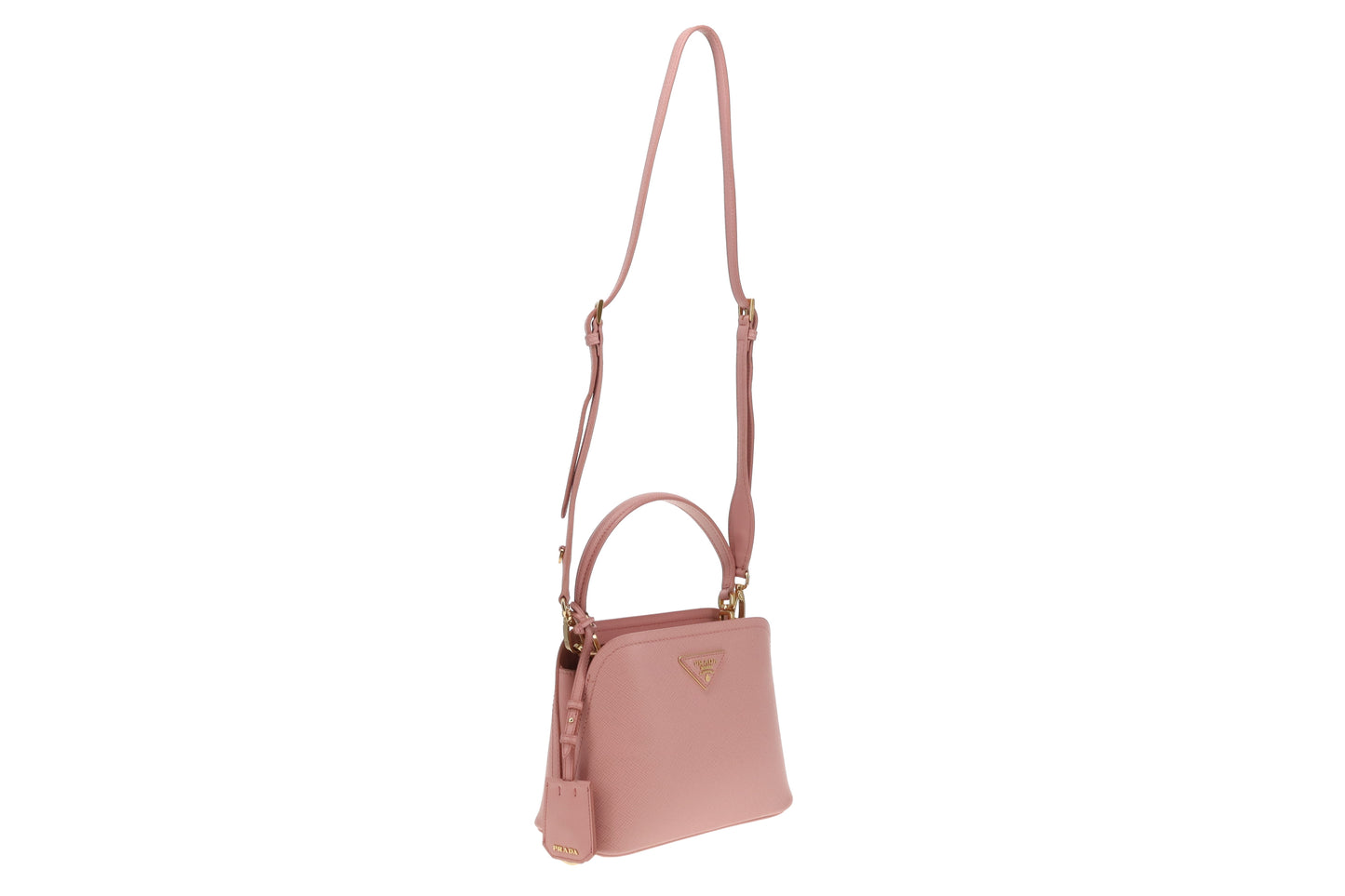 Prada Pesco Saffiano Cuir 2 Way Small Tote