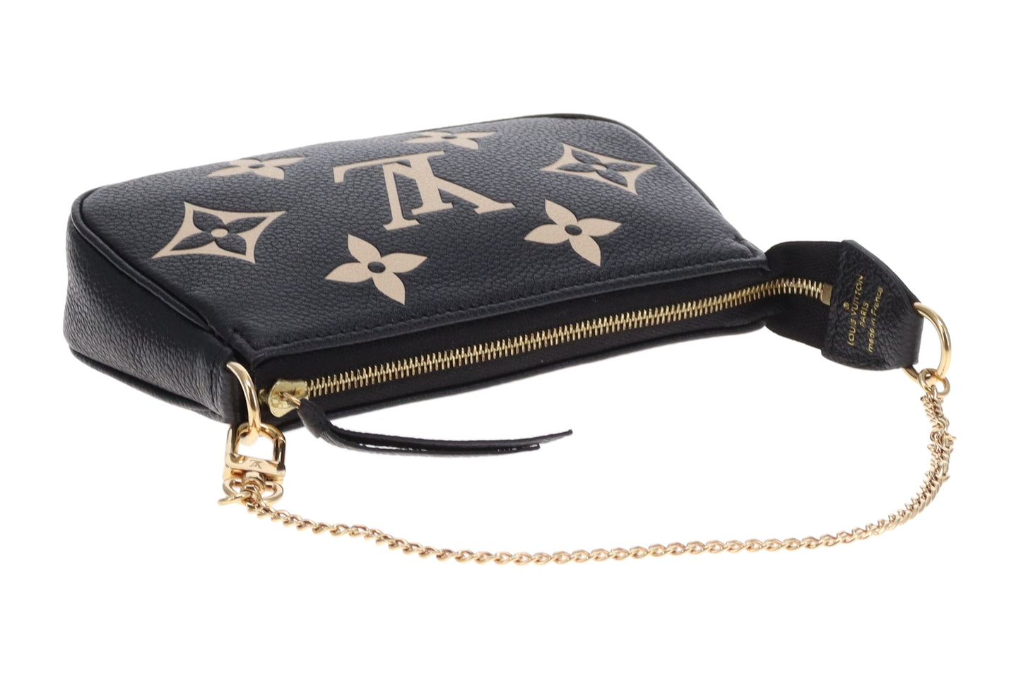 Louis Vuitton Pochette Accessoires Mini Bicolour Monogram Empreinte