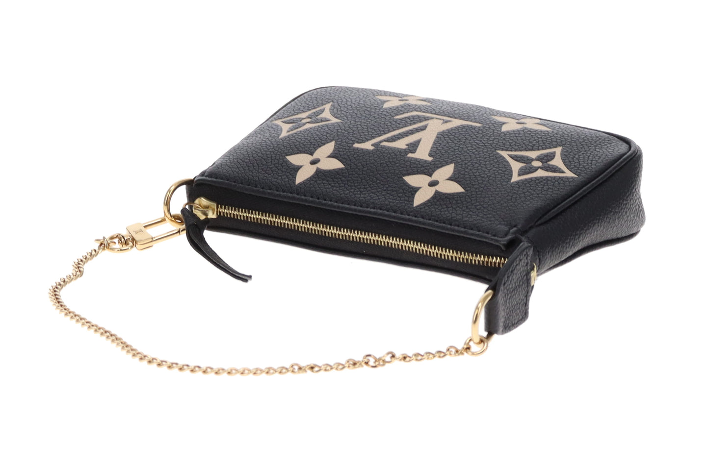 Louis Vuitton Pochette Accessoires Mini Bicolour Monogram Empreinte