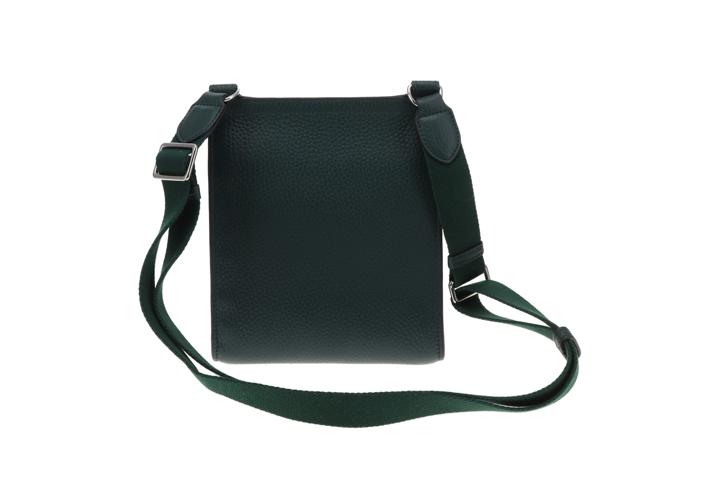 Mulberry Antony Messenger In Mulberry Green Heavy Grain Leather