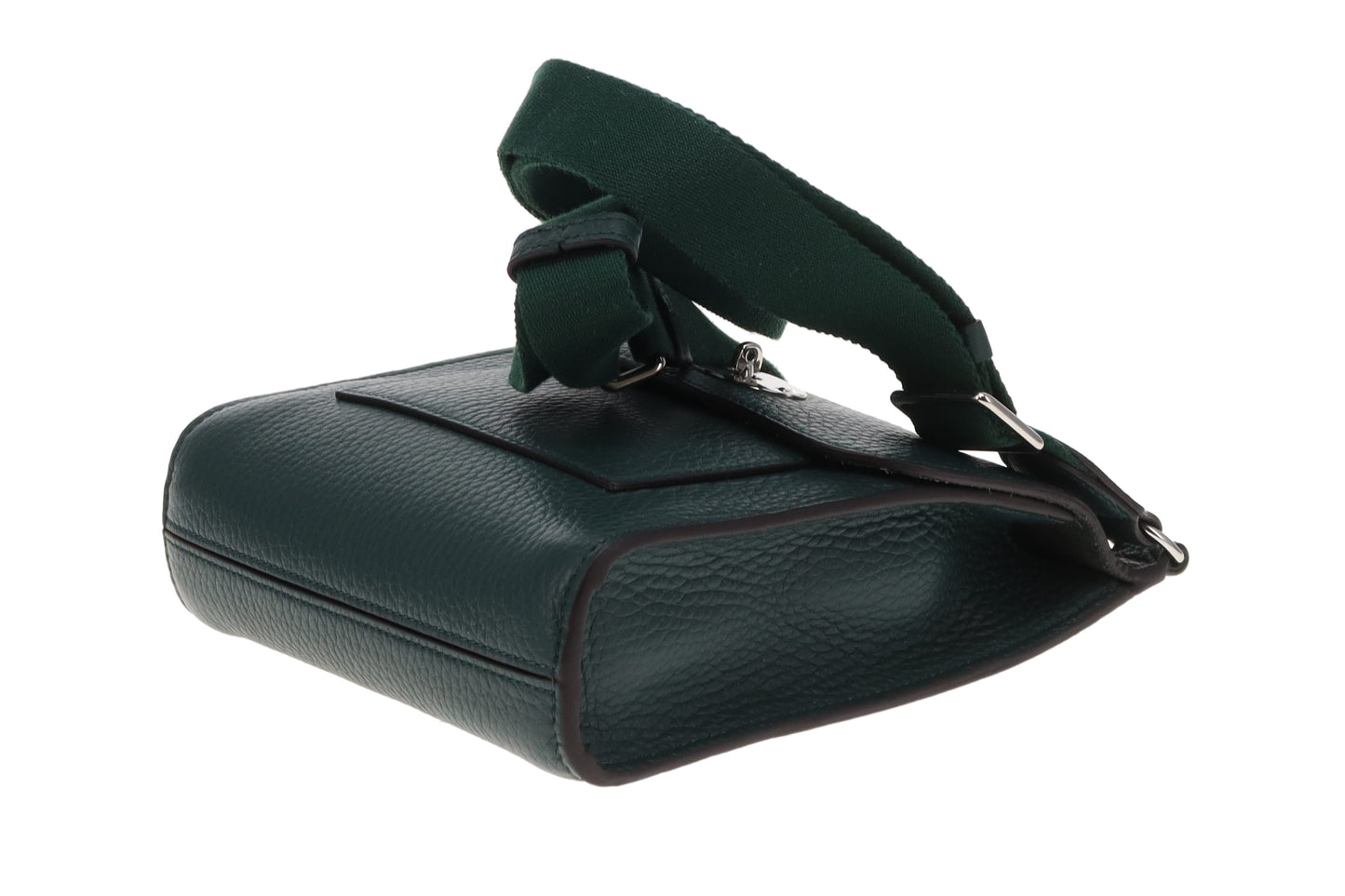 Mulberry Antony Messenger In Mulberry Green Heavy Grain Leather