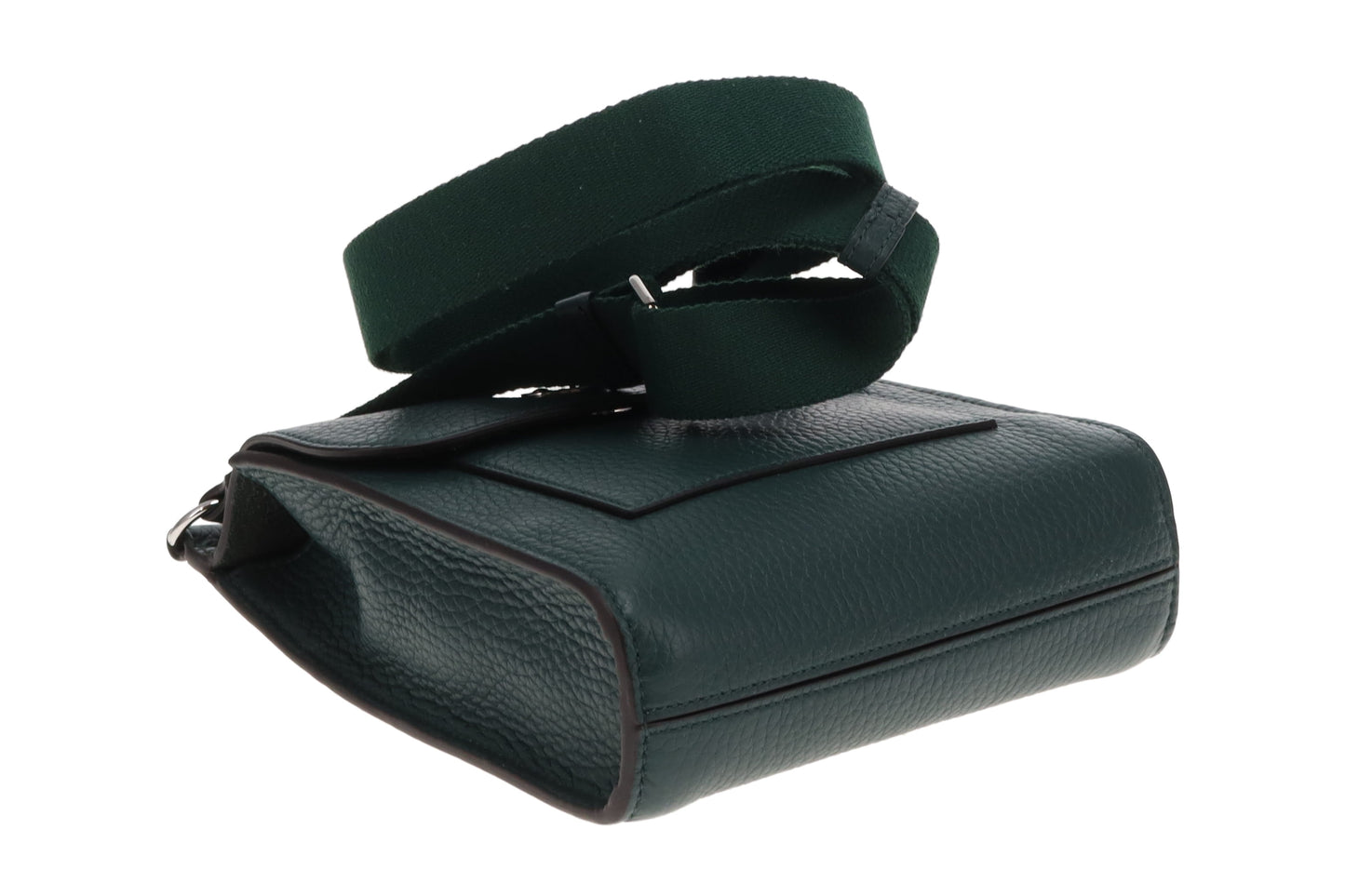 Mulberry Antony Messenger In Mulberry Green Heavy Grain Leather