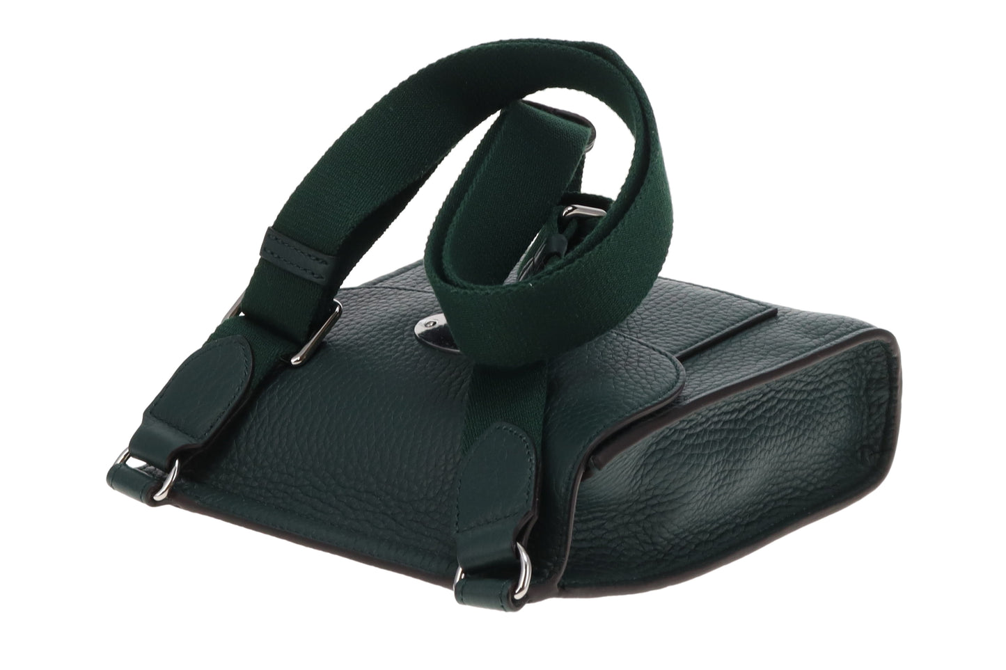 Mulberry Antony Messenger In Mulberry Green Heavy Grain Leather