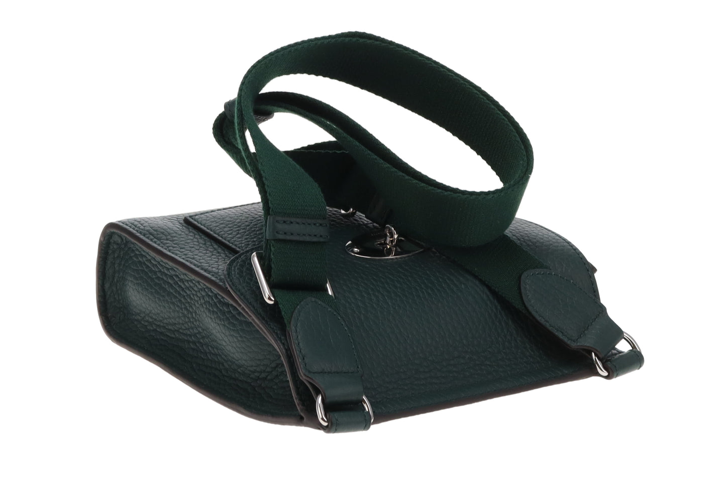 Mulberry Antony Messenger In Mulberry Green Heavy Grain Leather