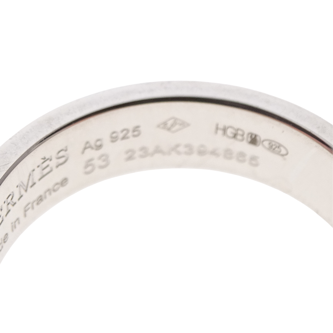 Hermes CDC Ring Sterling Silver (size 53)