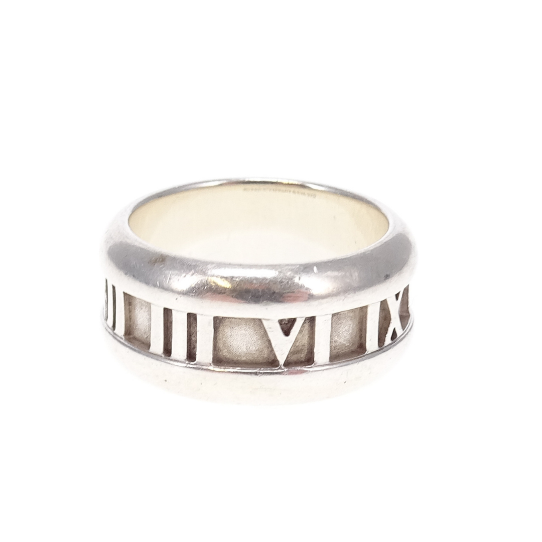 Tiffany & Co Atlas Ring Sterling Silver size 51 925 SS
