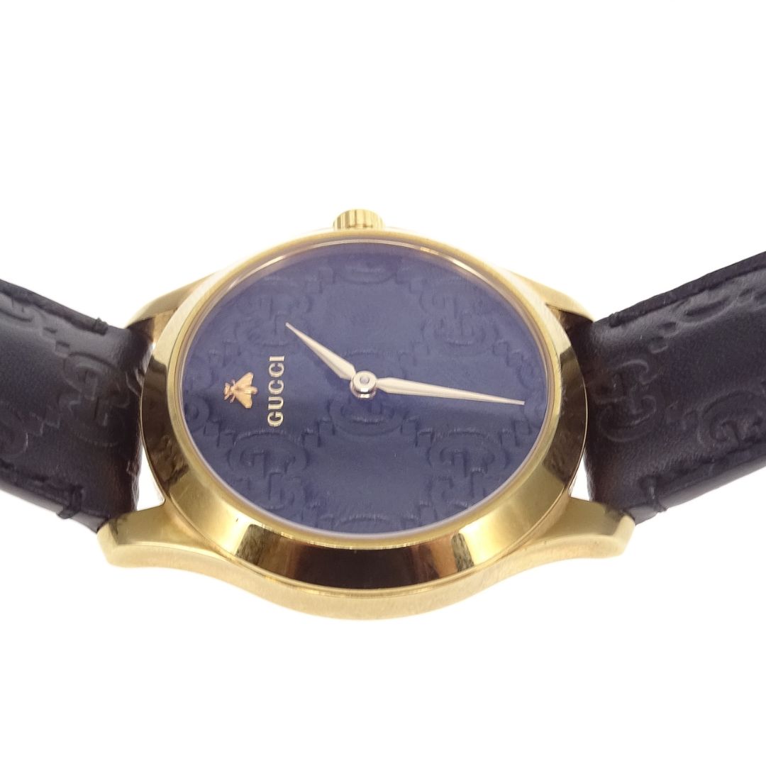 Gucci G-Timeless 126.4 Watch With Guccissima Leather Face and Strap
