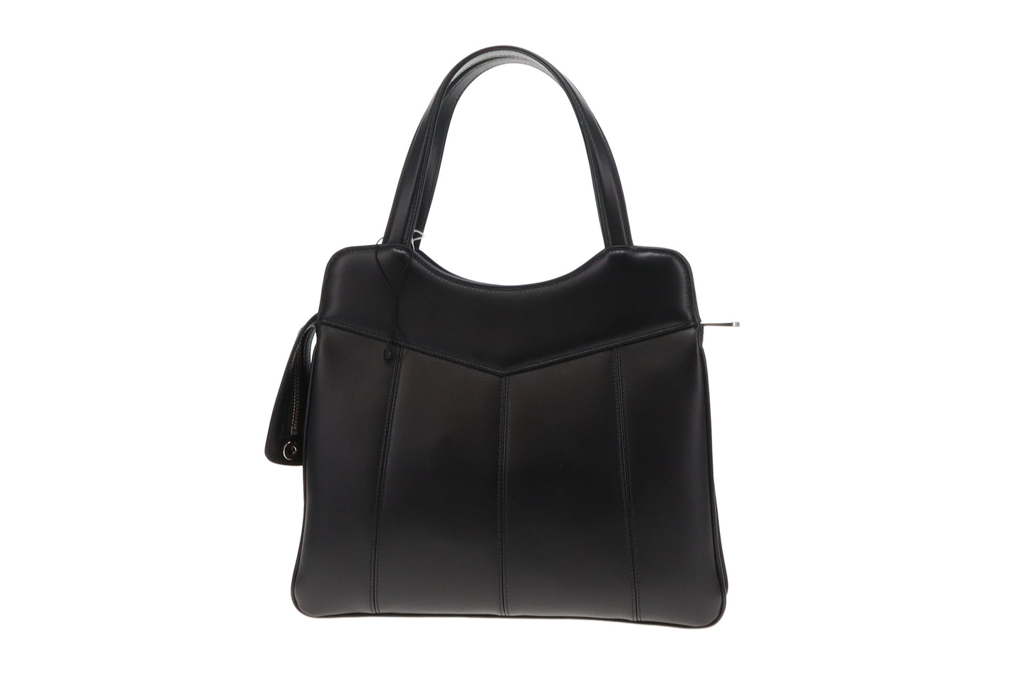 Gucci Black Leather SHW Petite GG Small Tote Bag