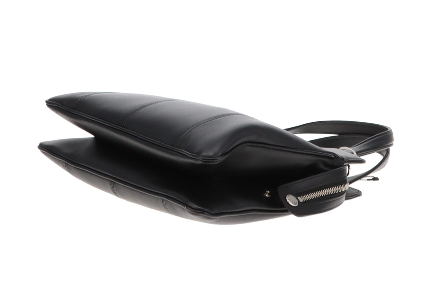 Gucci Black Leather SHW Petite GG Small Tote Bag