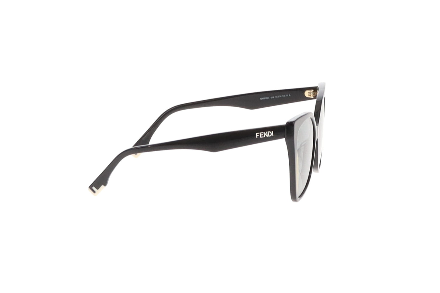 Fendi Cat Eye Modern Black Runway Sunglasses