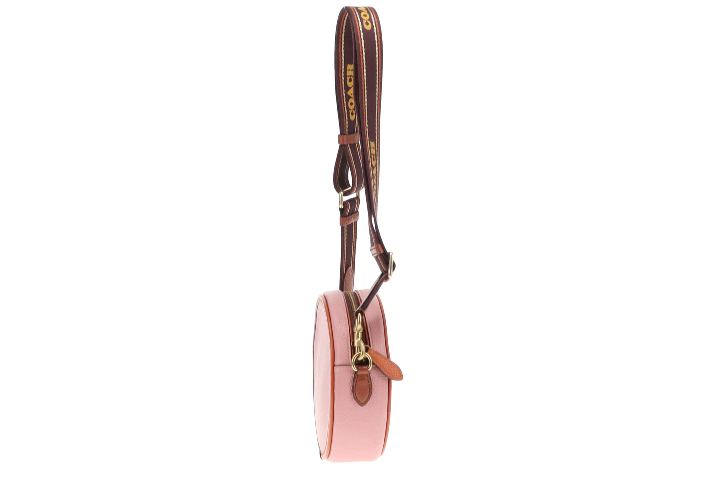 Coach Kia Circle Leather Bag in Colourblock