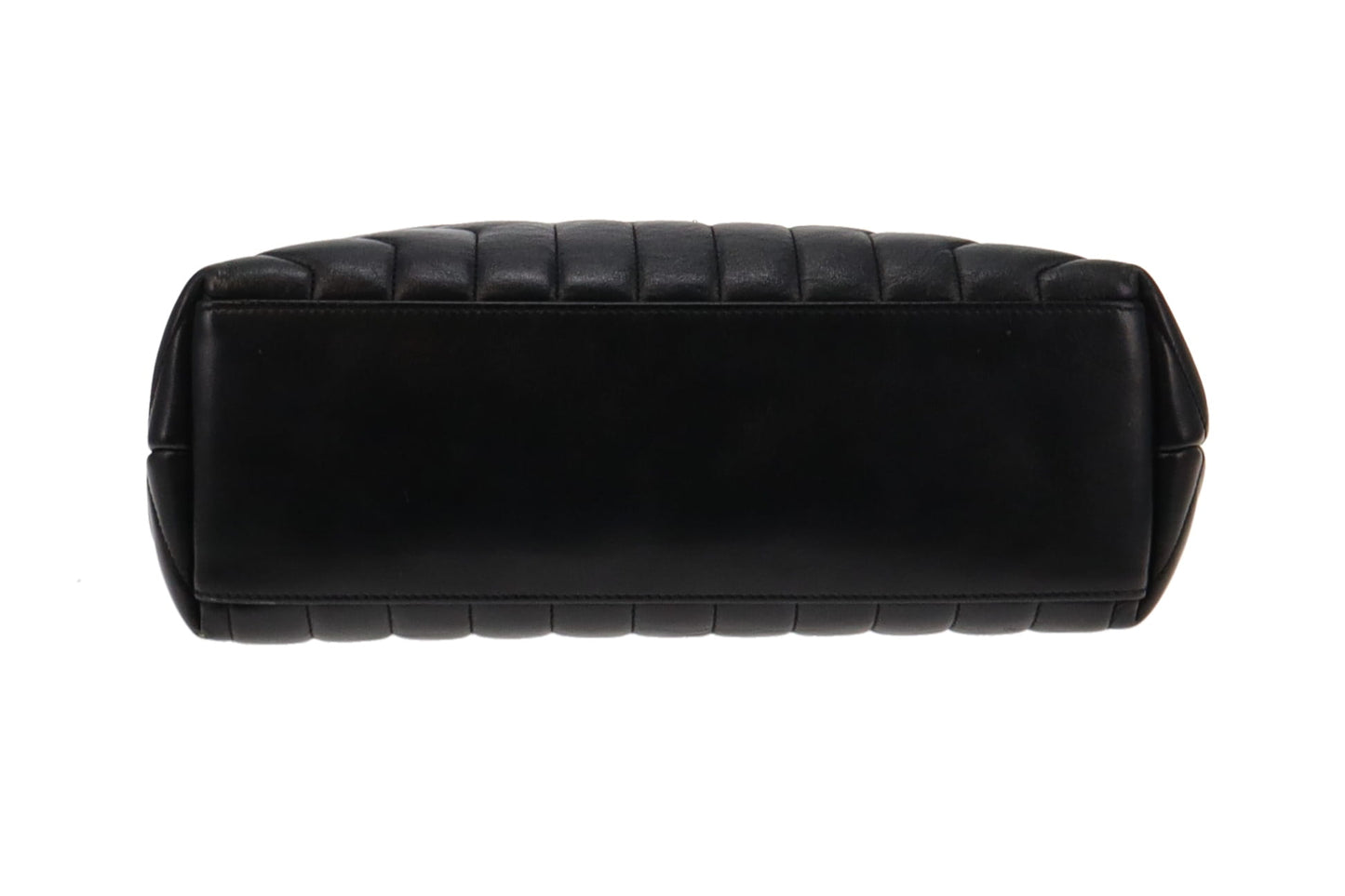 Saint Laurent Black Calfskin Leather Medium Loulou Shoulder Bag