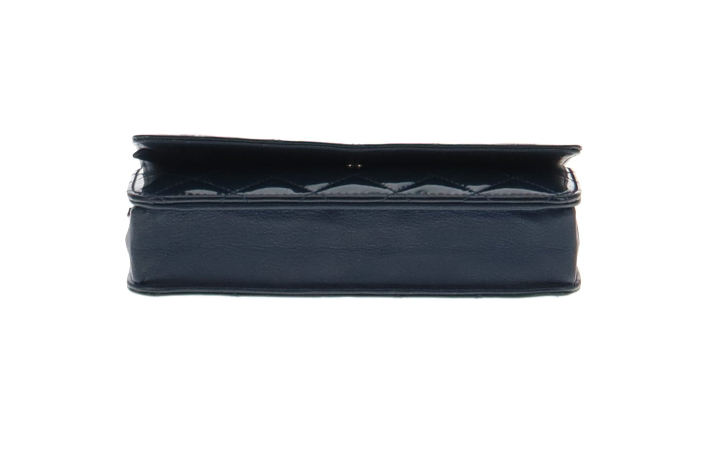 Chanel Patent Wallet On Chain Deep Green SH 14 Series