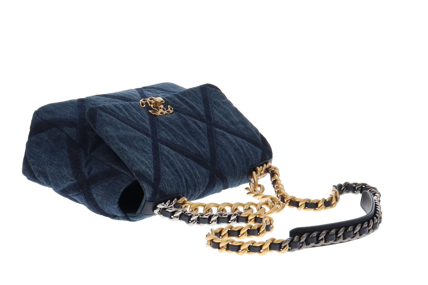 Chanel Blue Denim Medium 19 Bag (2023, RRP €5900)