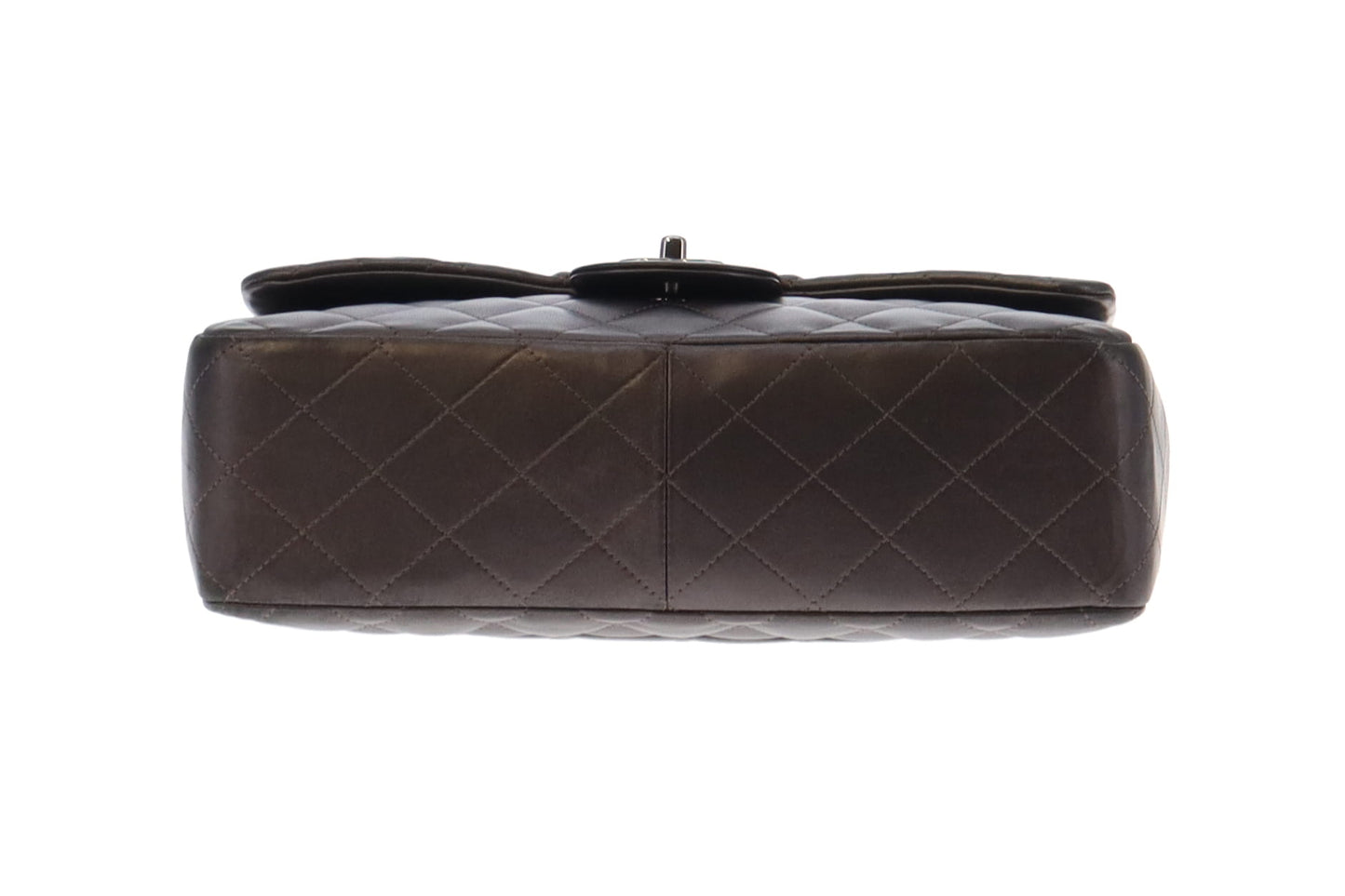 Chanel Jumbo Gunmetal Single Flap Lambskin 09/10