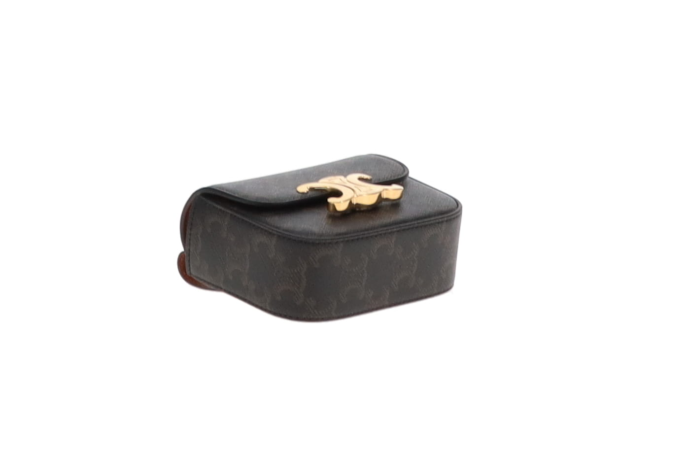 Celine Belt Bag Triomphe Belt In Triomphe Canvas & Calfskin Size 80cm Belt
