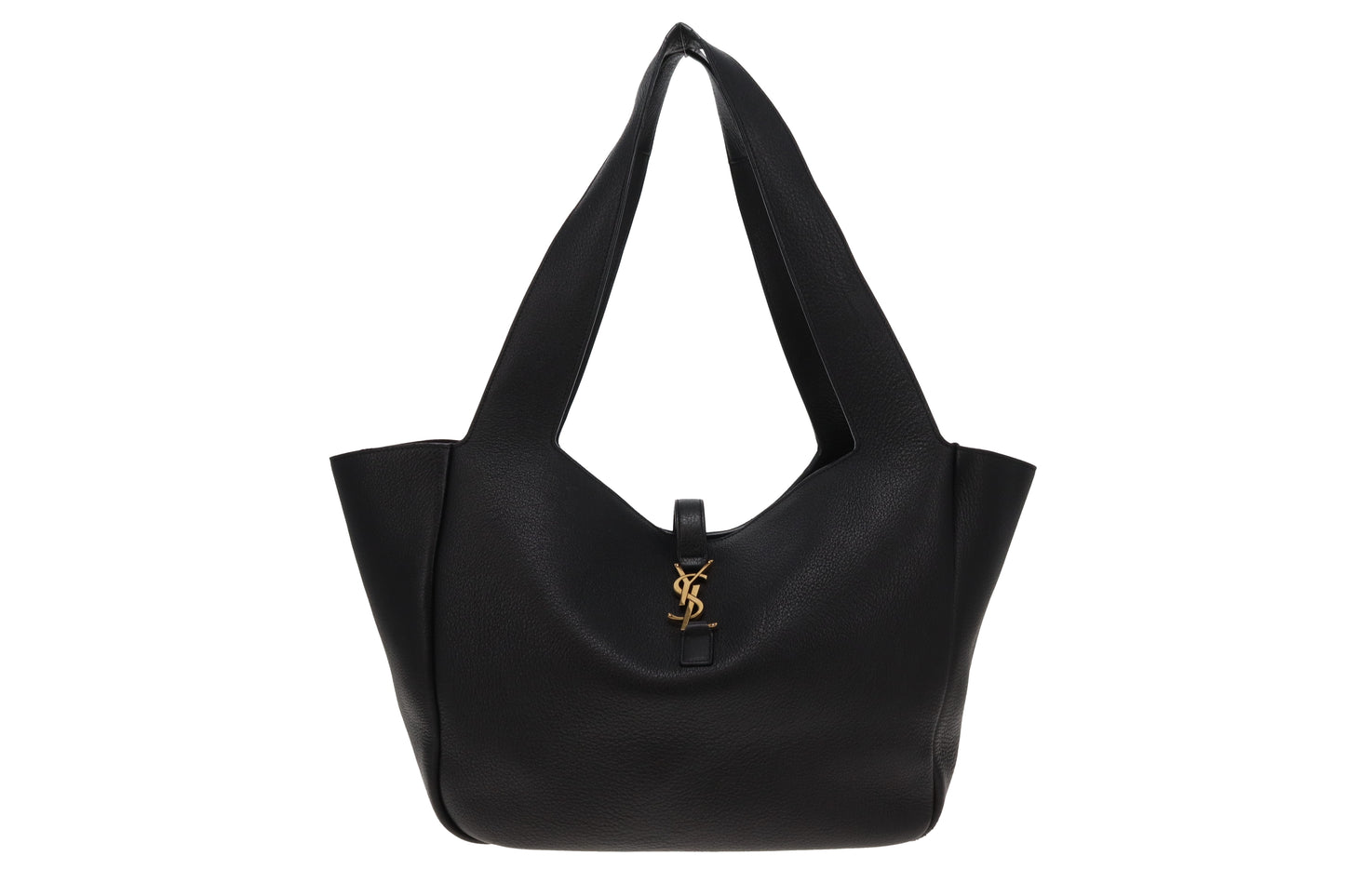 Saint Laurent Bea Tote Black Leather GHW