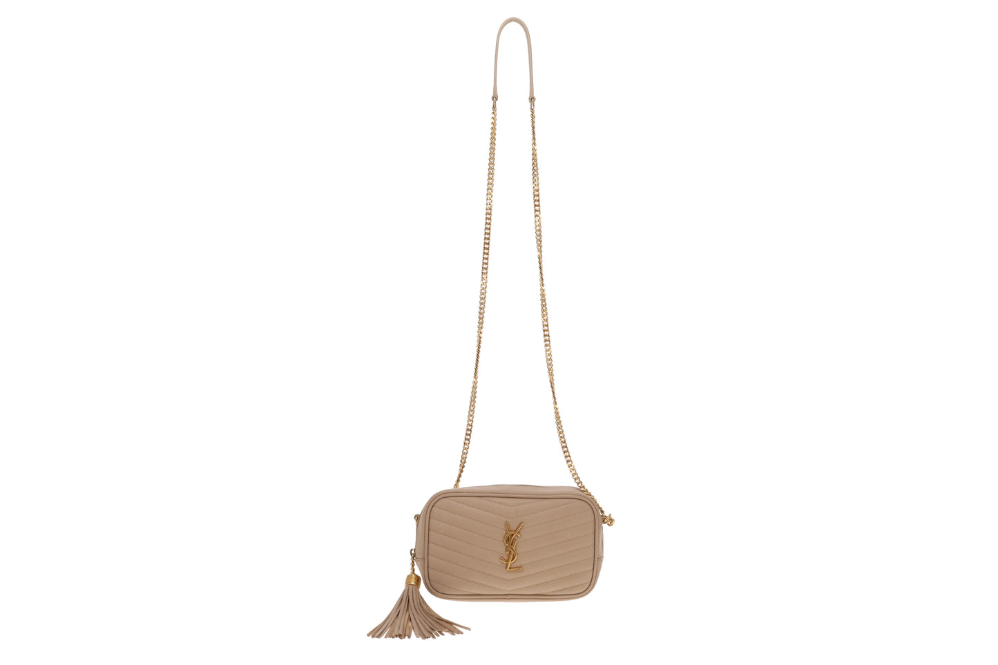 Saint Laurent Lou Mini Matelasse Leather Shoulder Bag