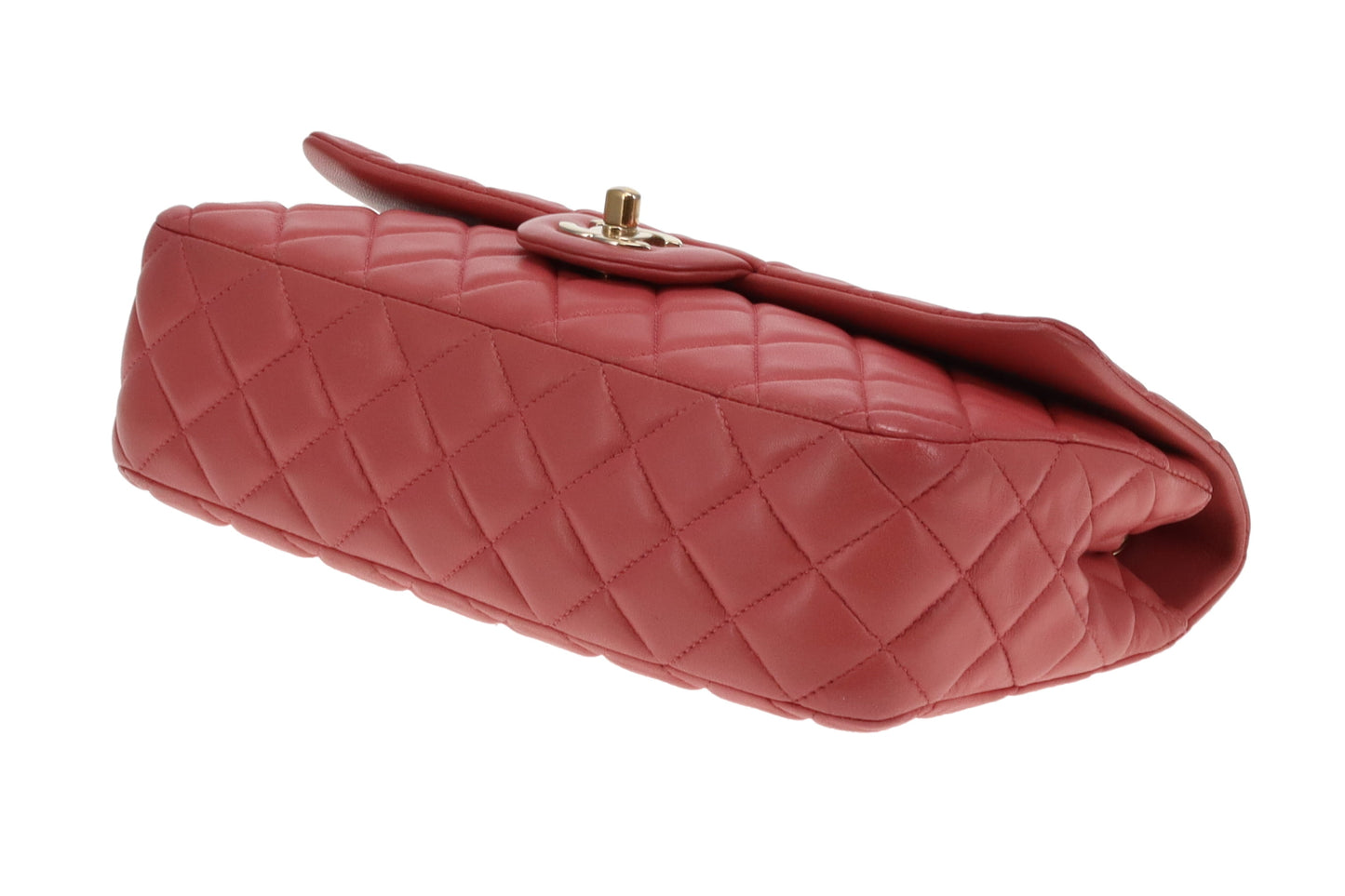 Chanel Classic Single Flap Medium Valentine Charms Pink Lambskin GHW