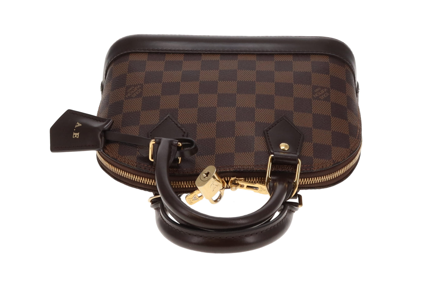Louis Vuitton Alma BB Damier Ebene NFID (Hotstamp Clochette AE)