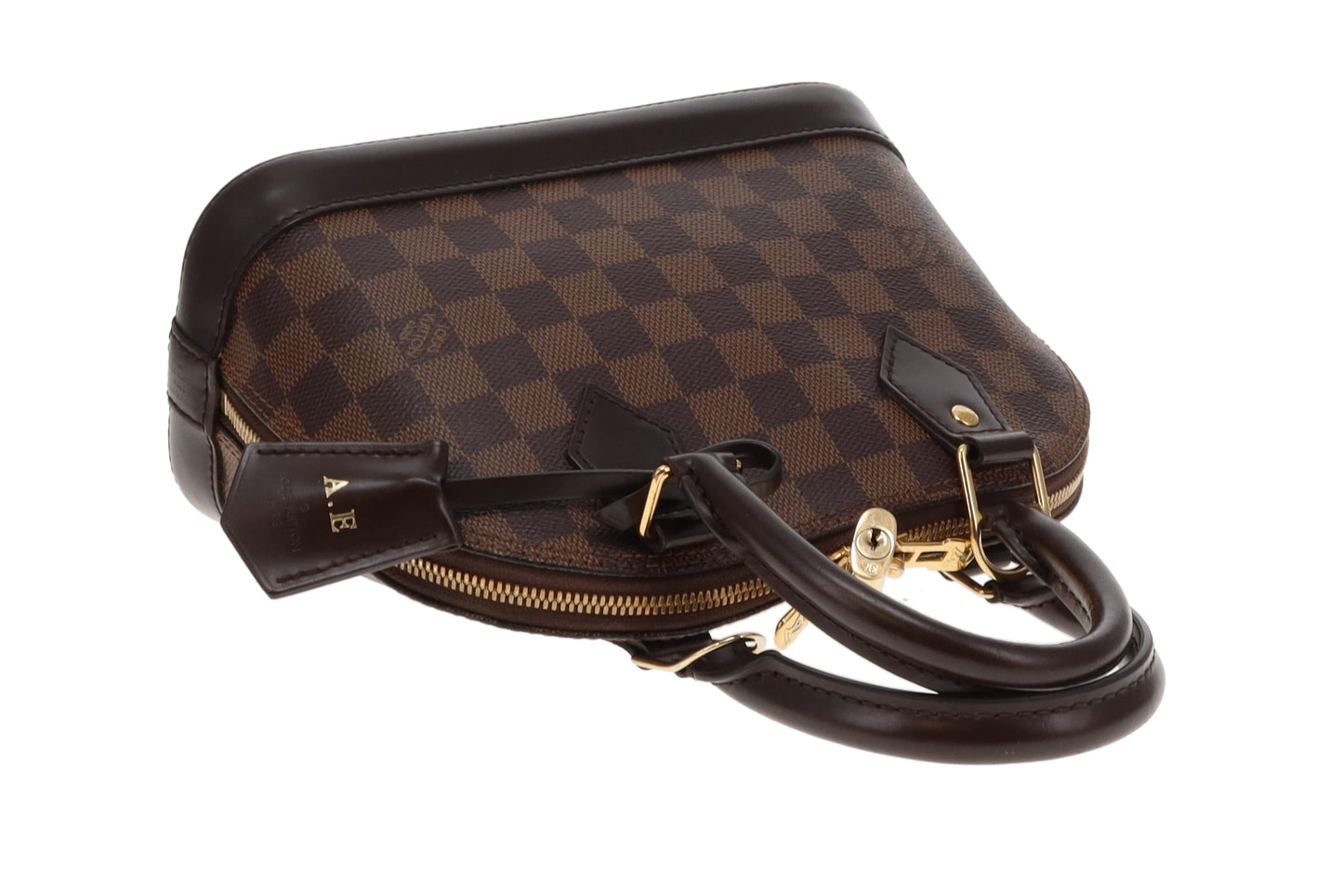 Louis Vuitton Alma BB Damier Ebene NFID (Hotstamp Clochette AE)