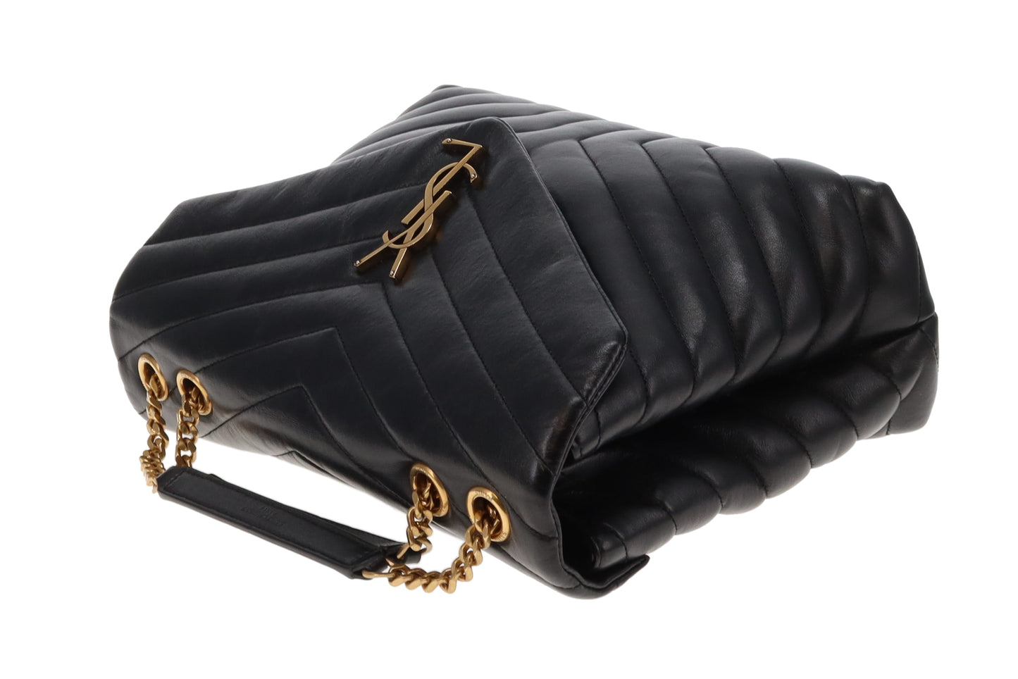 Saint Laurent Loulou Medium Black Gold HW 2018