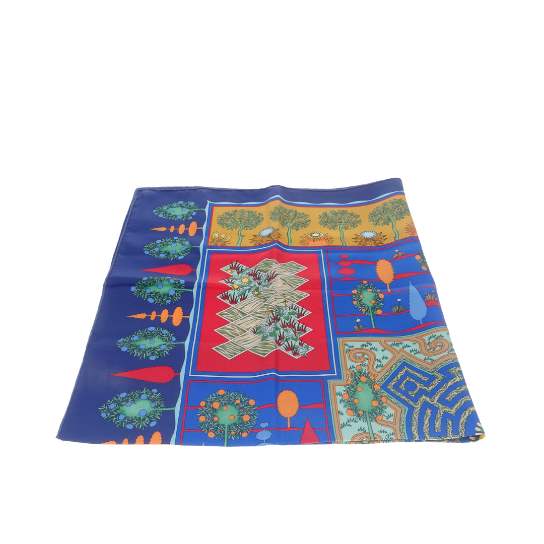 Hermes 100% Silk Paridaiza 90cm Scarf