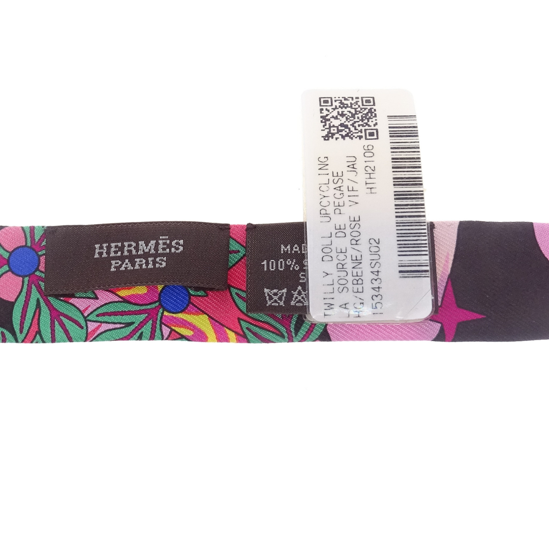 Hermes Twilly Doll Upcycling LA Source De Pegase Silk