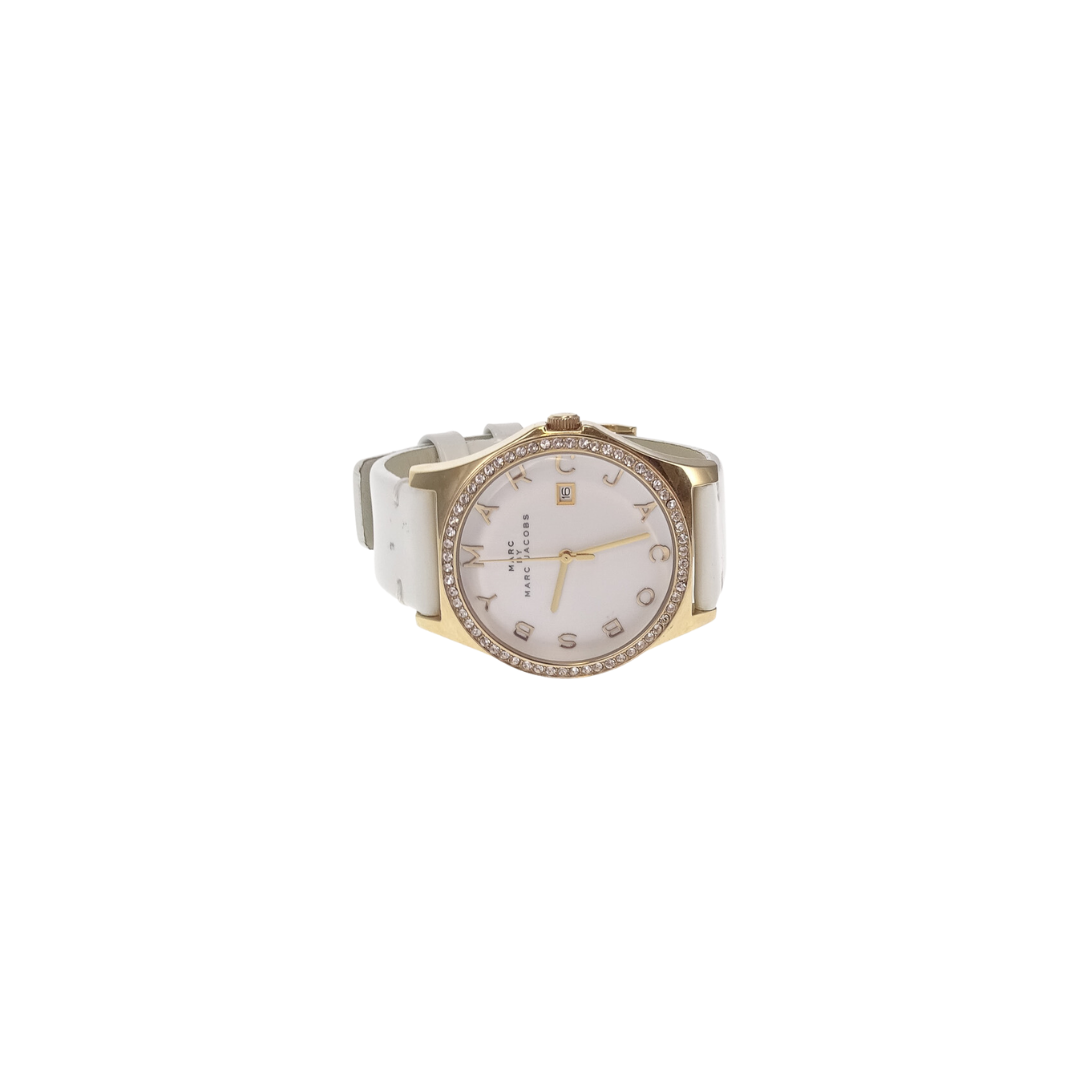 Marc jacobs white watch best sale