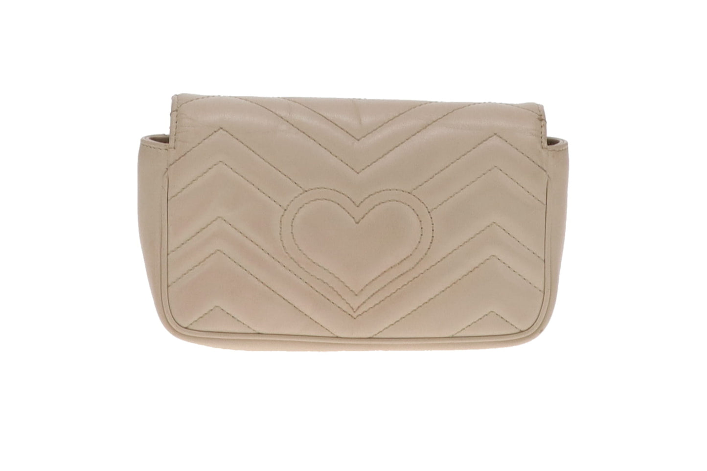 Gucci Cream GHW Super Mini Marmont Bag