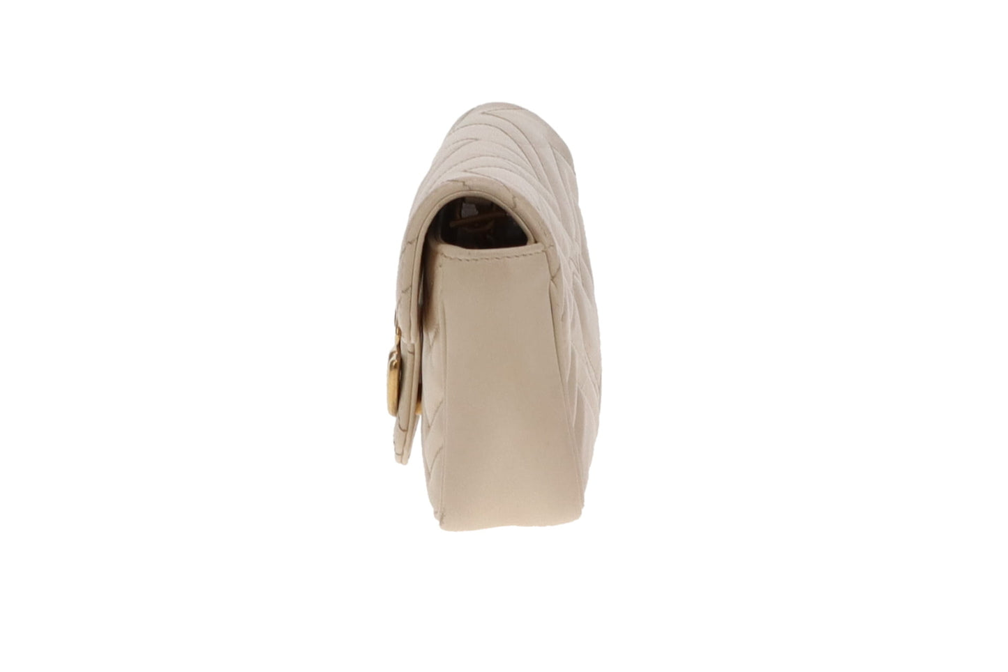 Gucci Cream GHW Super Mini Marmont Bag