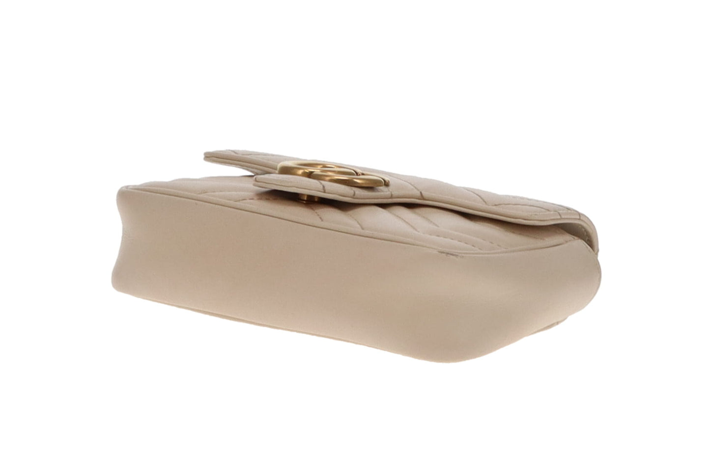 Gucci Cream GHW Super Mini Marmont Bag