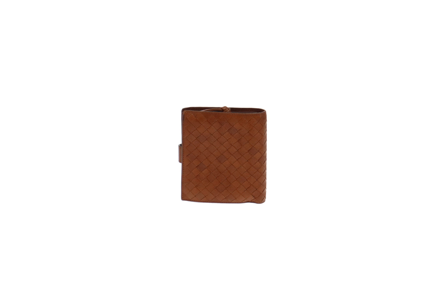 Bottega Veneta Tan Intrecciato Compact Wallet