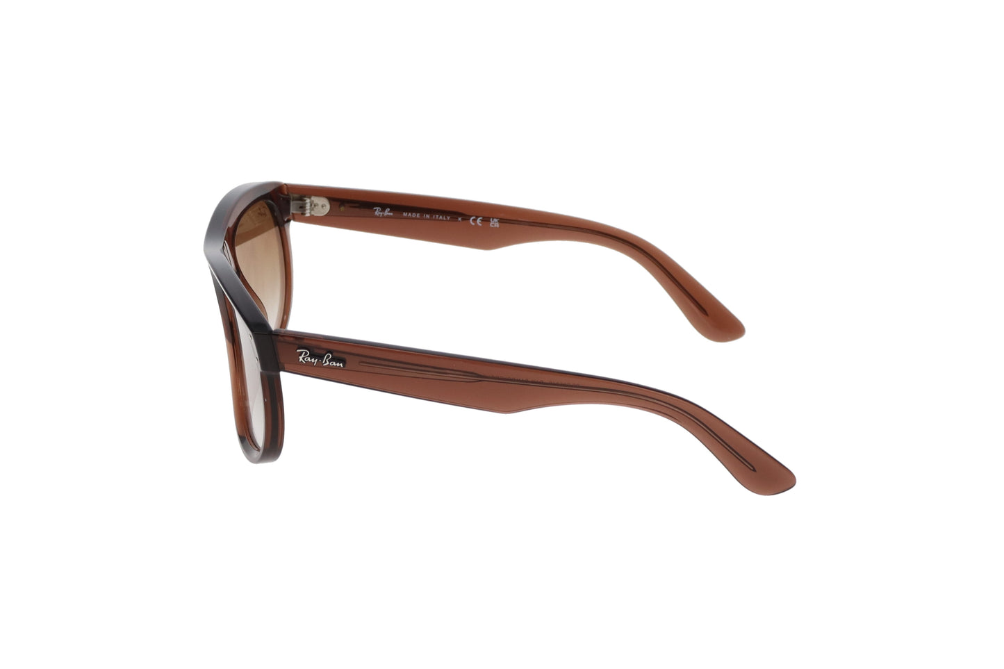 Ray-Ban Boyfriend Reverse in Polished Transparent Brown Frames