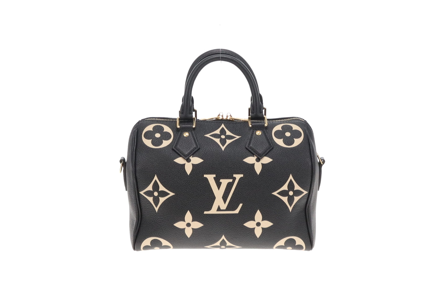 Louis Vuitton Speedy 25 Bandouliere Bicolour Monogram Empreinte (NFID)