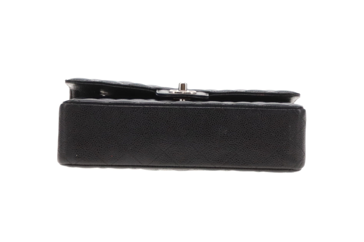 Chanel Classic Double Flap Medium Black Caviar With Silver Hardwear 2013