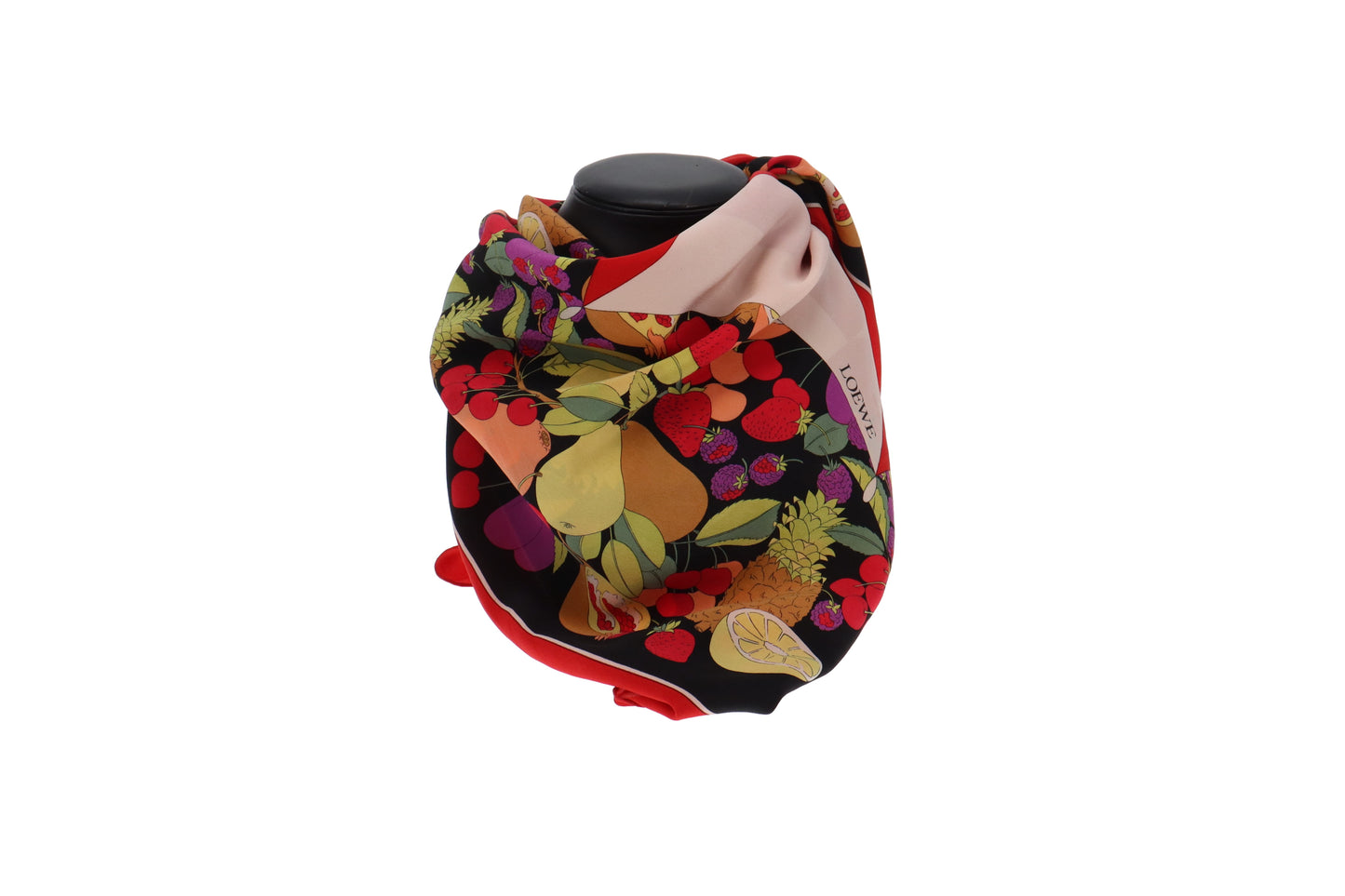 Loewe Vintage Parasol & Fruit Silk Scarf