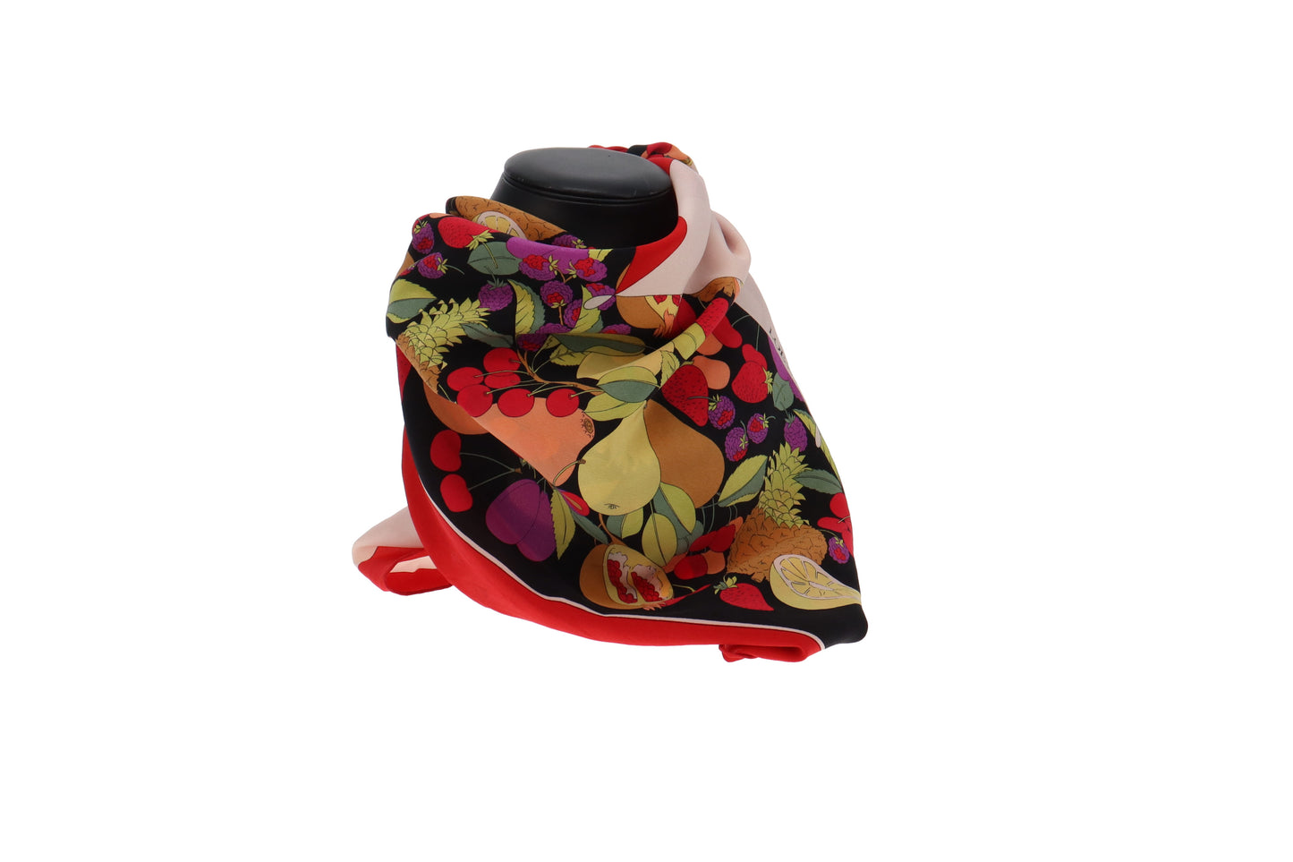 Loewe Vintage Parasol & Fruit Silk Scarf