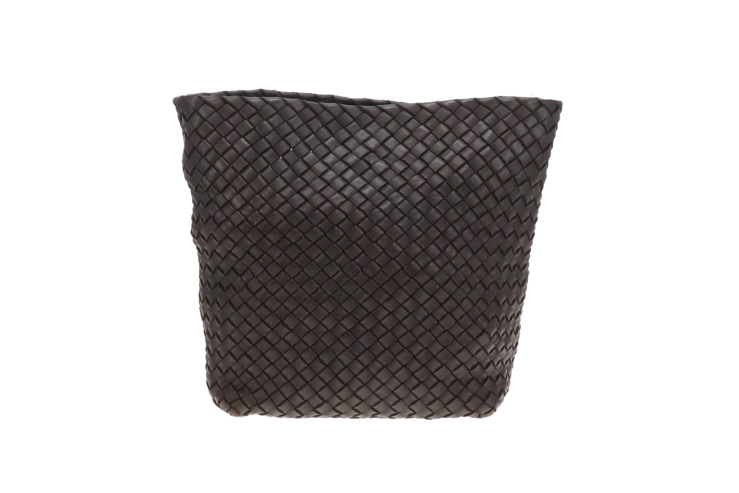Bottega Veneta Crossbody Bag with Card Holder Dark Brown Intrecciato