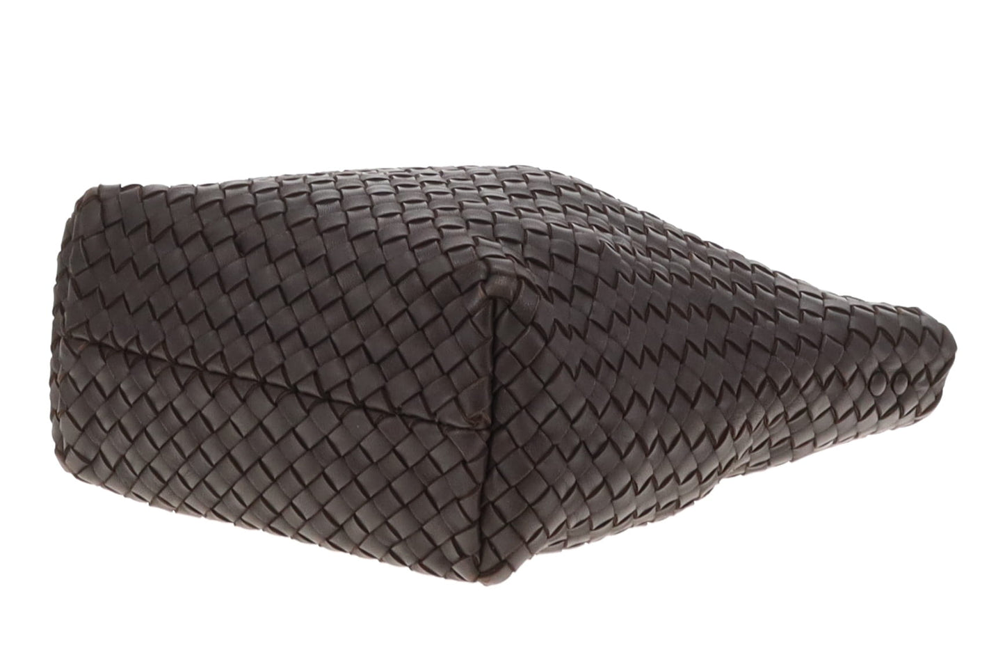 Bottega Veneta Crossbody Bag with Card Holder Dark Brown Intrecciato