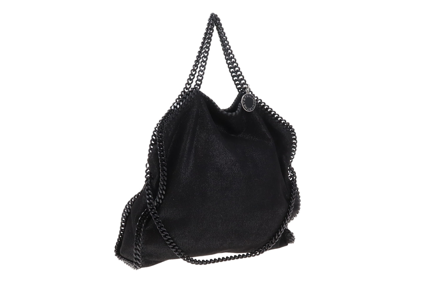 Stella McCartney Falabella Three Chain Black on Black Tote