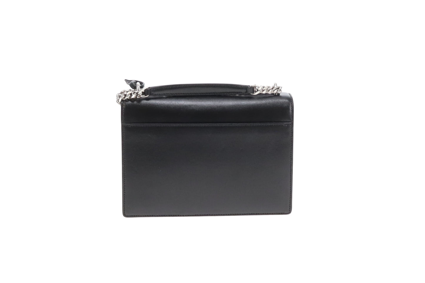 Saint Laurent Sunset Medium Black Leather SHW 2024