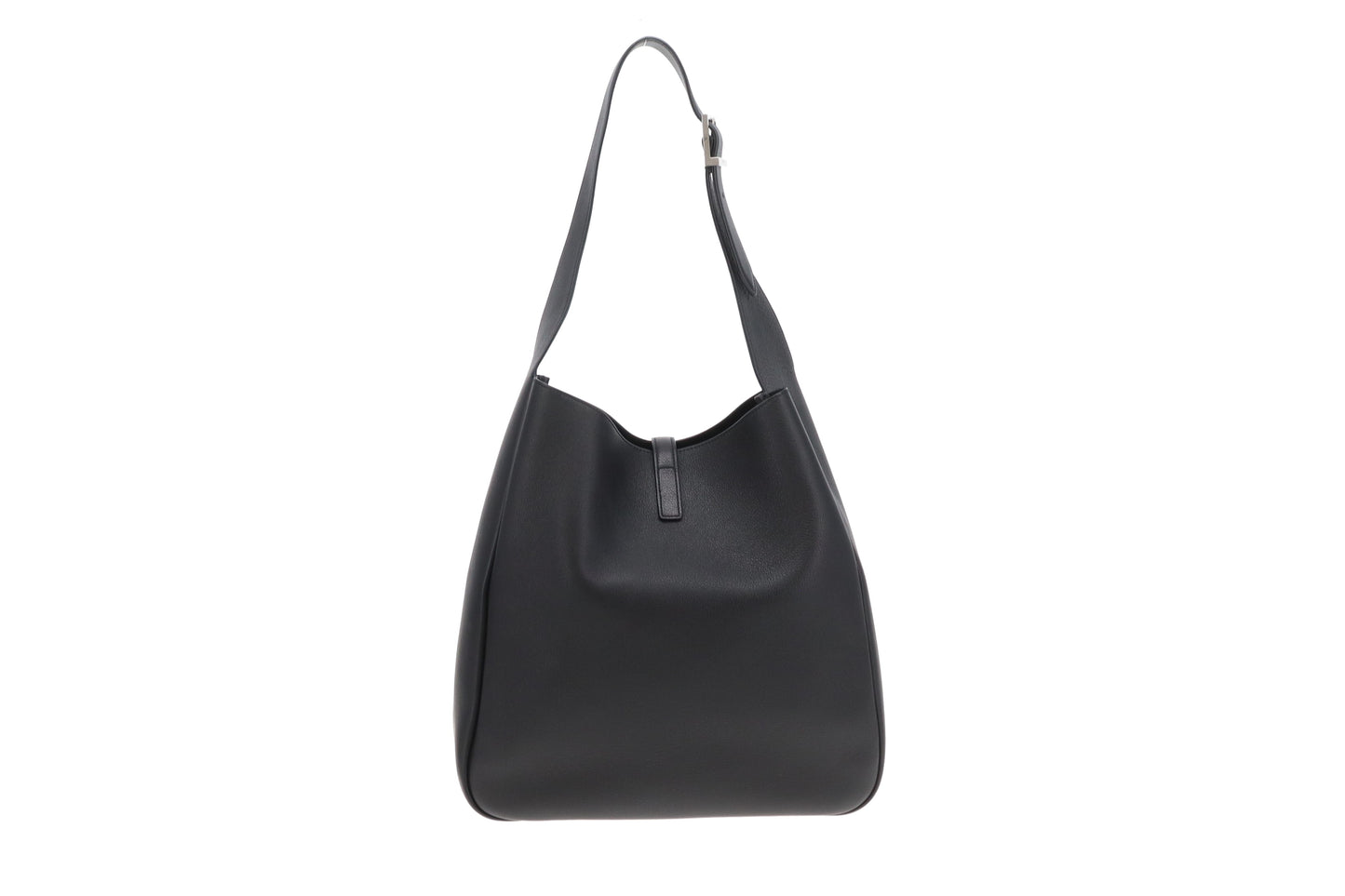 Saint Laurent Le 5 a 7 Supple Large Black Leather SHW 2024