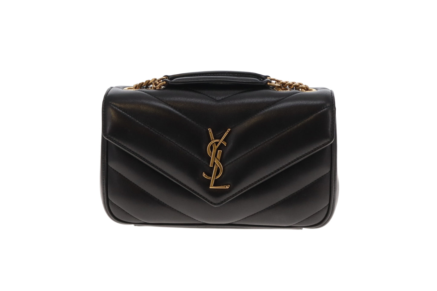 Saint Laurent Loulou NM Small Black GHW 2024