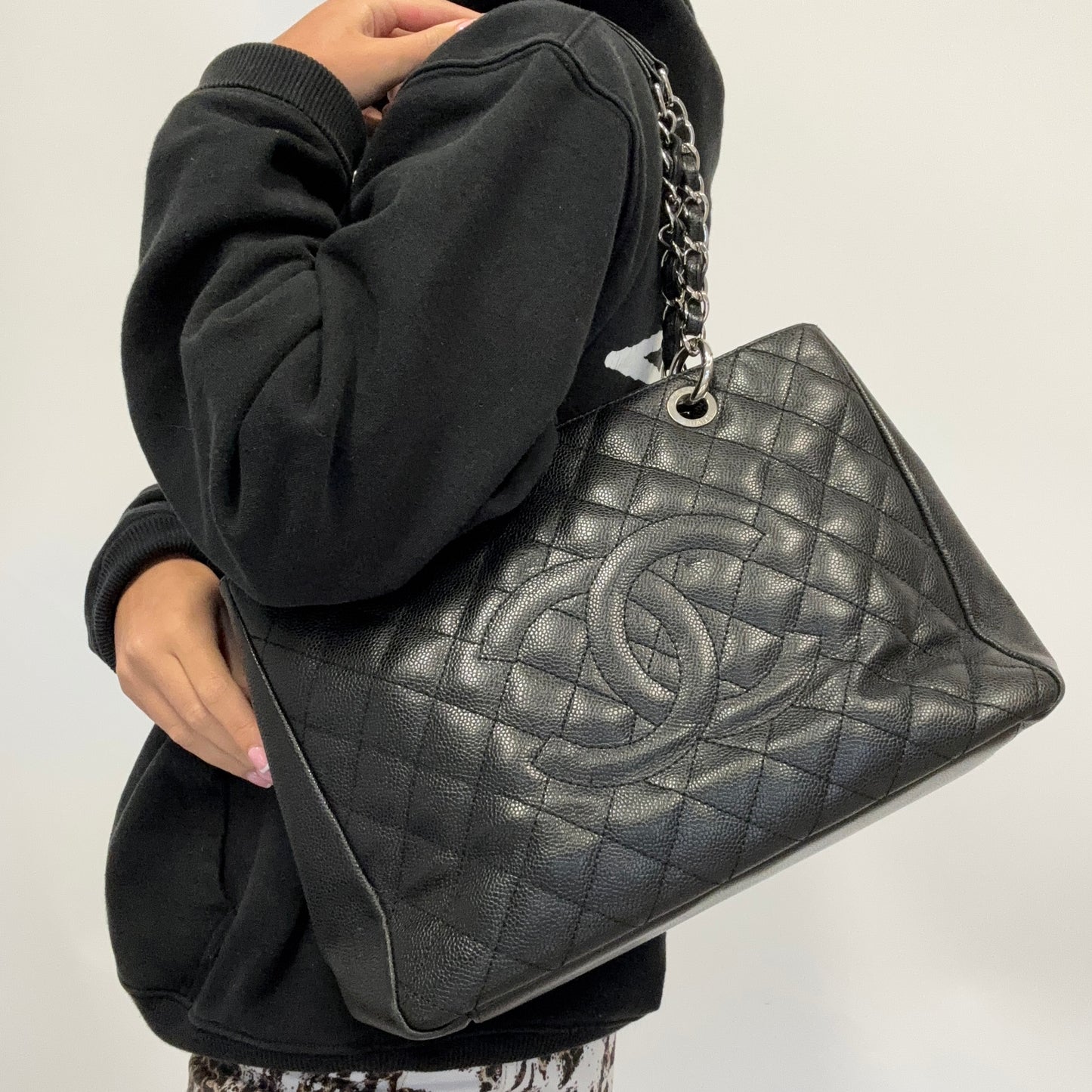 Chanel Grand Shopping Tote (GST) New Model Caviar