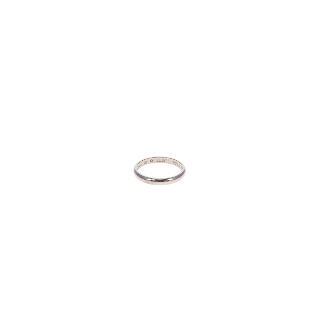 Cartier Platnium Alliance 1895 Ring with Diamond Size 49