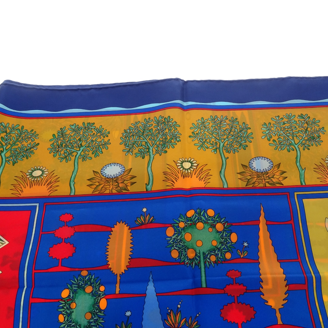 Hermes 100% Silk Paridaiza 90cm Scarf