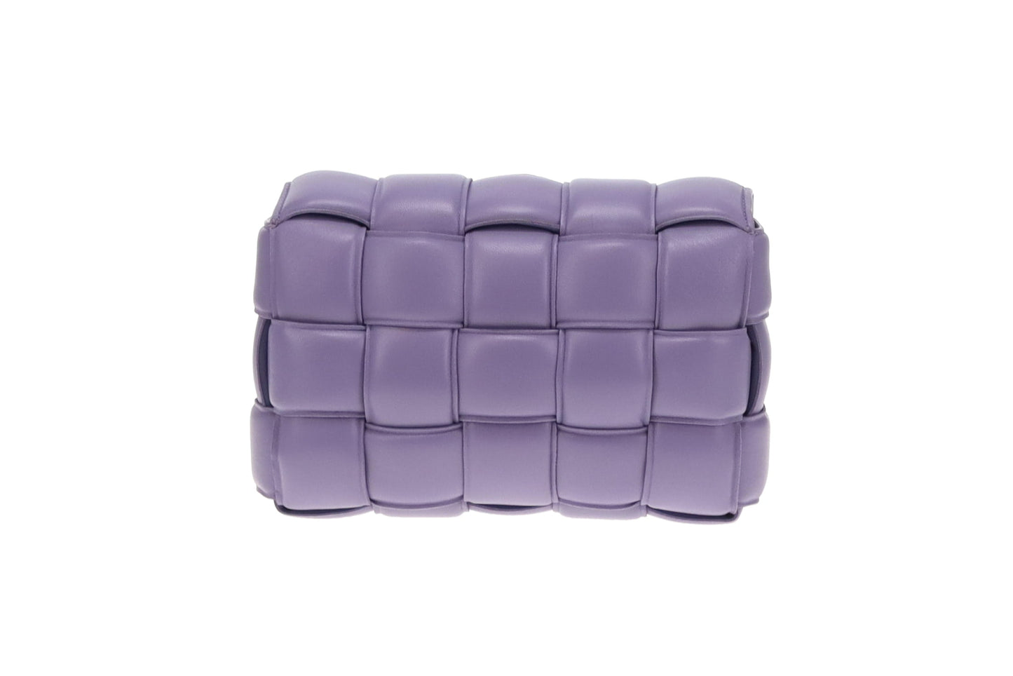 Bottega Veneta Lavender Maxi Weave Padded Cassette